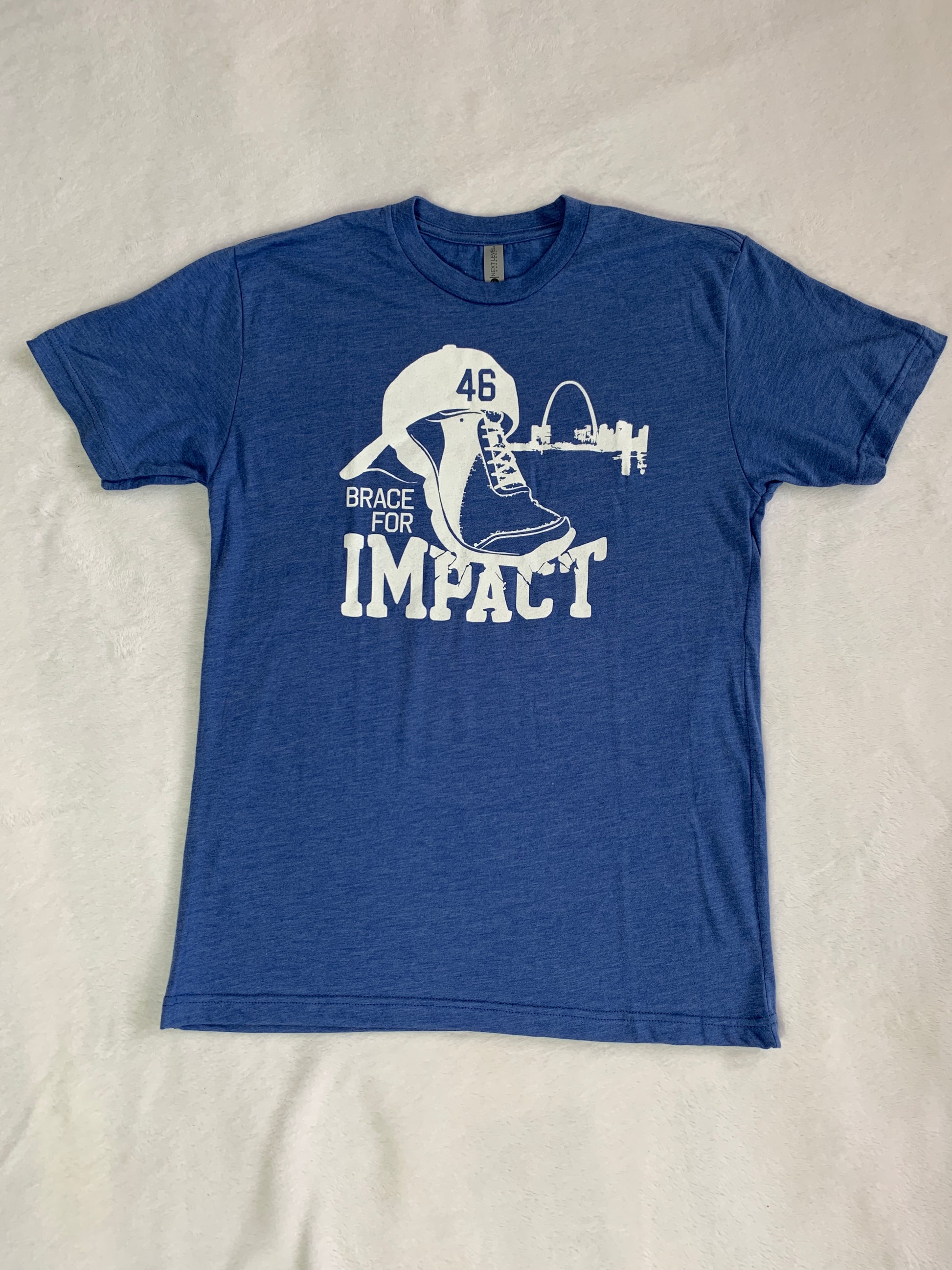 Brace for Impact Haiti Shirt Light Blue